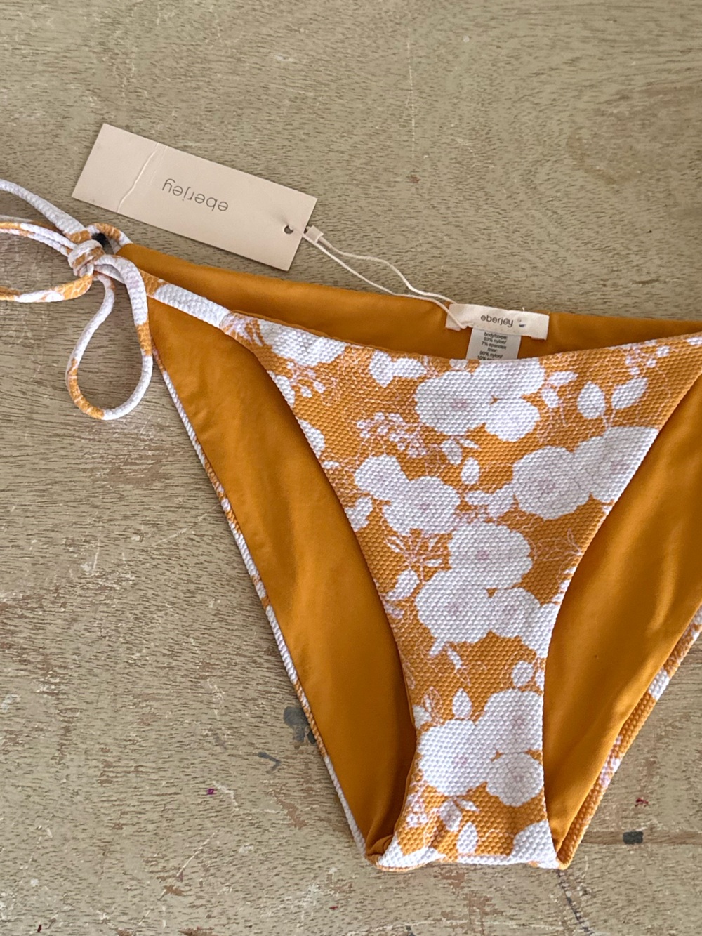NWT Eberjey Retro Floral Sadie Bikini Bottoms
